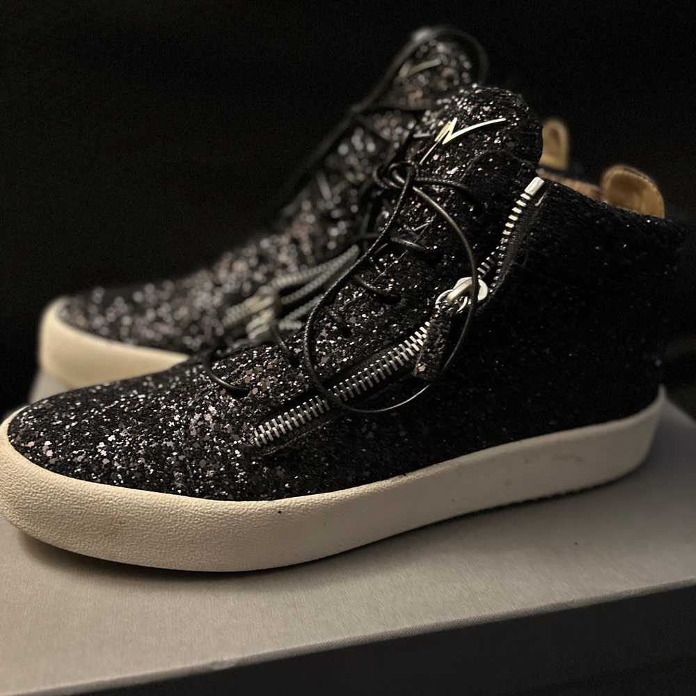 Giuseppe Zanotti black sparke shoes
